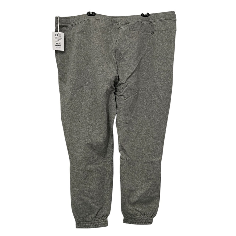 Big & Tall Men’s Gray Sweatpants Tapered Legs Size 3X - Picture 2 of 8